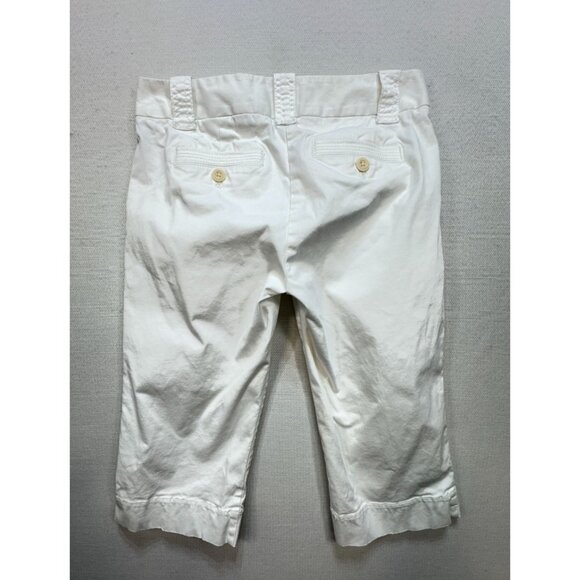 J. Crew Womens Chino Capri Pants Size 8 White Favorite Fit Stretch Casual Pocket - Picture 10 of 13
